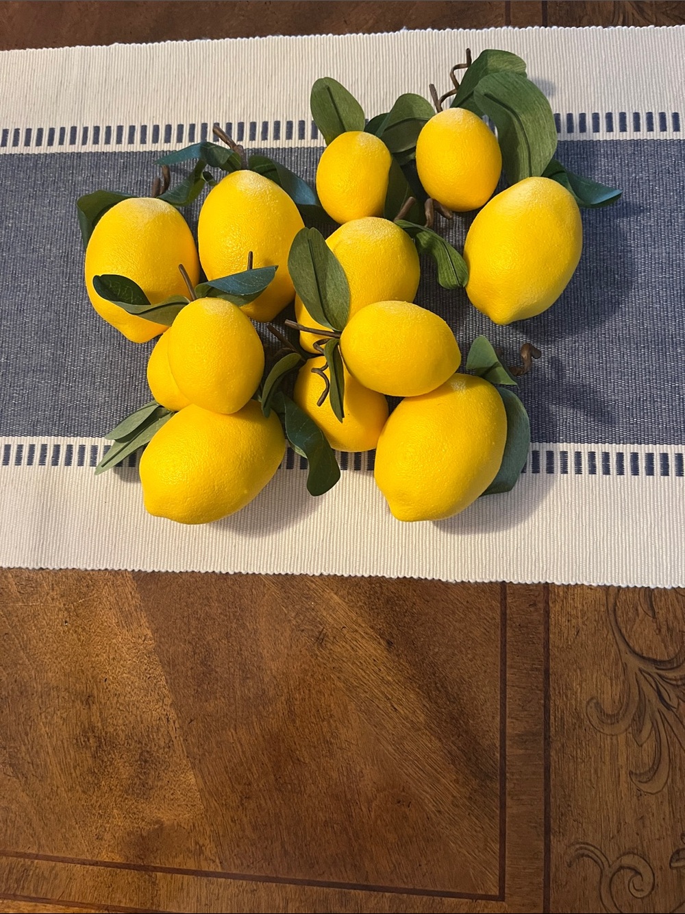 Bright Decorative Lemon Branches - Vibrant Yellow